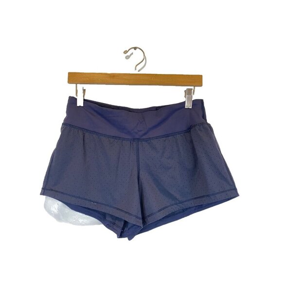 lululemon athletica Pants - Lululemon Final Lap Short Midnight Navy 2.5" Inseam Perforated Ventilation 6